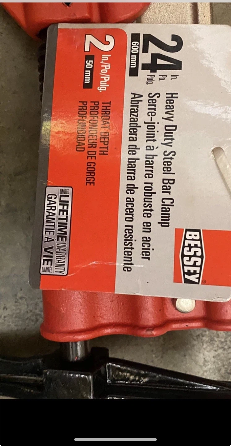 Bessey 24" Heavy Duty Steel Bar Clamp - photo 2