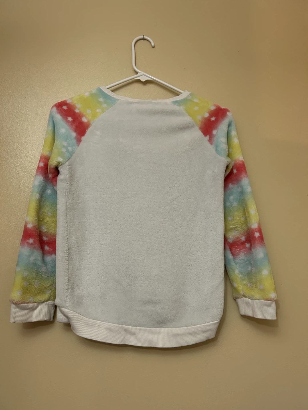 Bella & Birdie Unicorn Plush White Sweater Kids Size 12 - photo 2