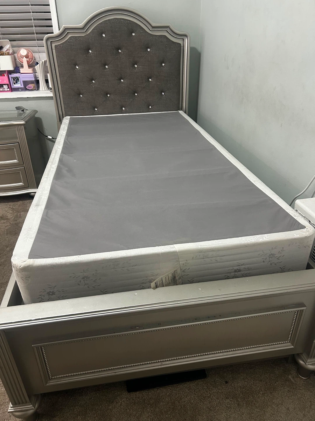 Upholstered Bed Frame with Storage - photo 2