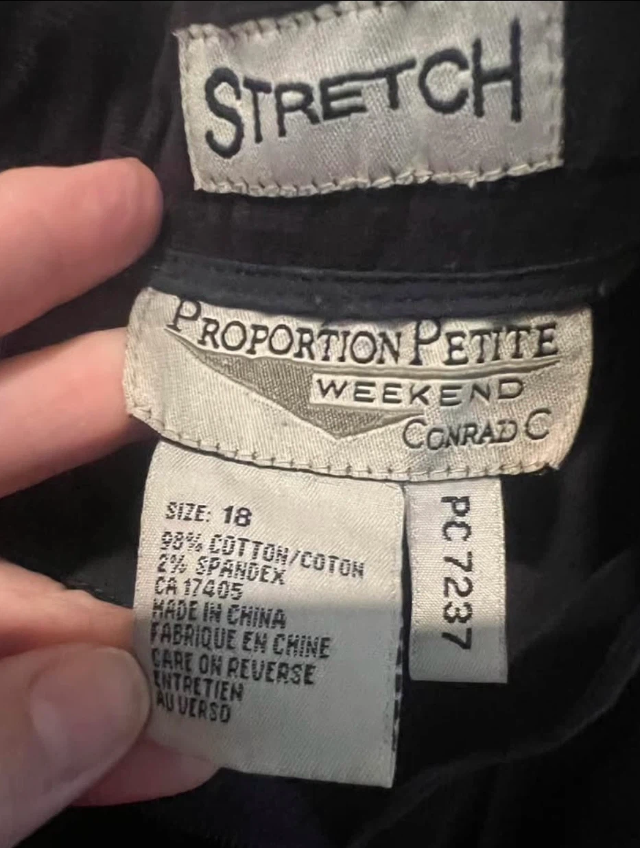 Conrad C Weekend Proportion Petite Corduroy Pants Size 18 - photo 4