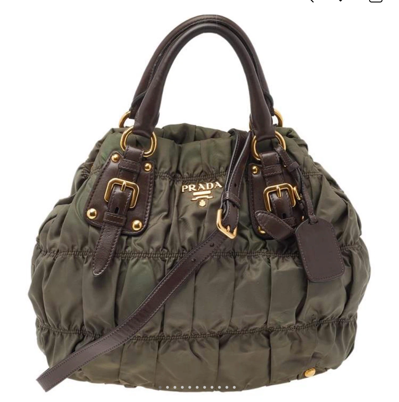 Prada  Tessuto Gaufre Nylon tree way Bag