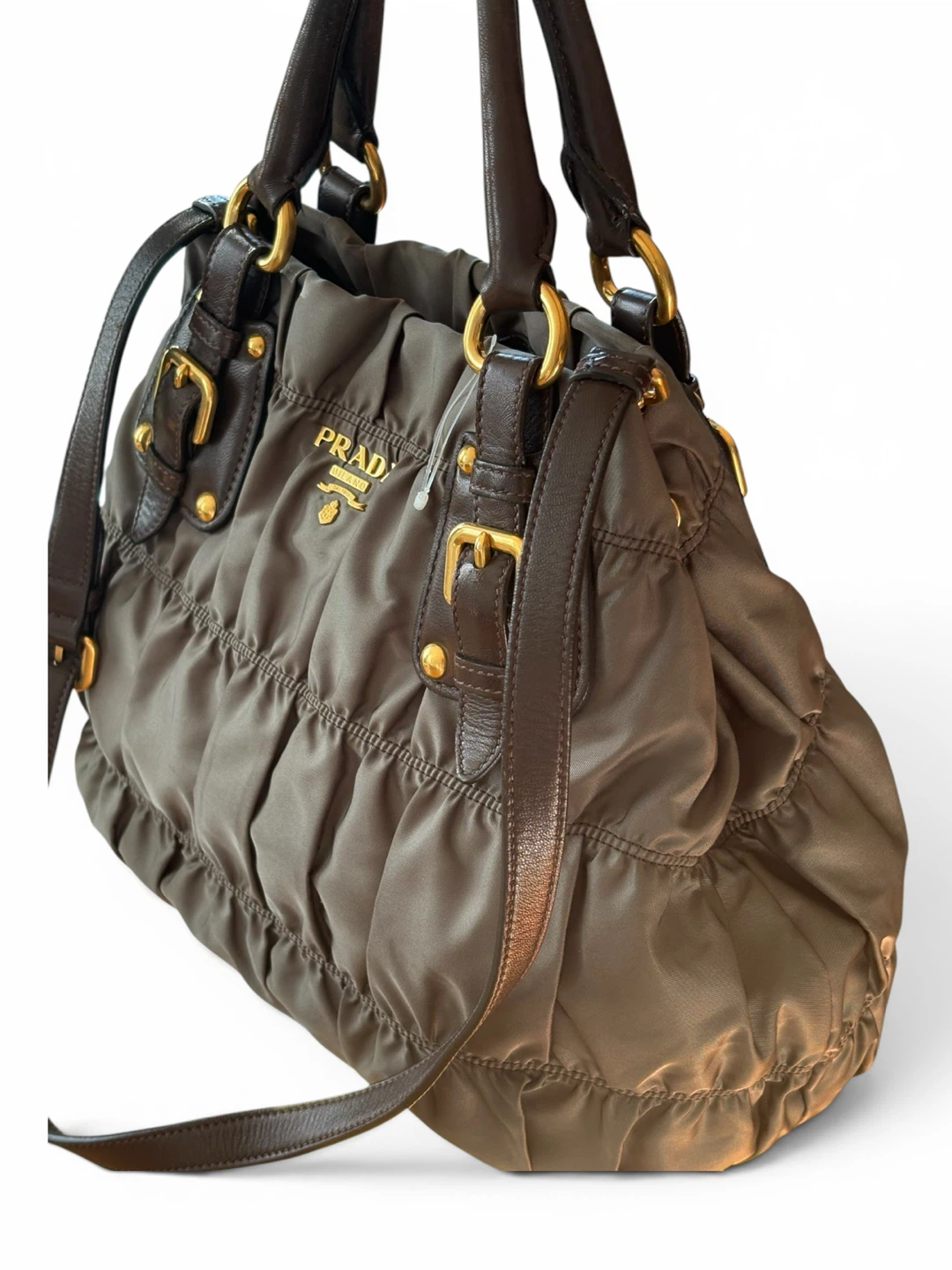 Prada  Tessuto Gaufre Nylon tree way Bag - photo 3