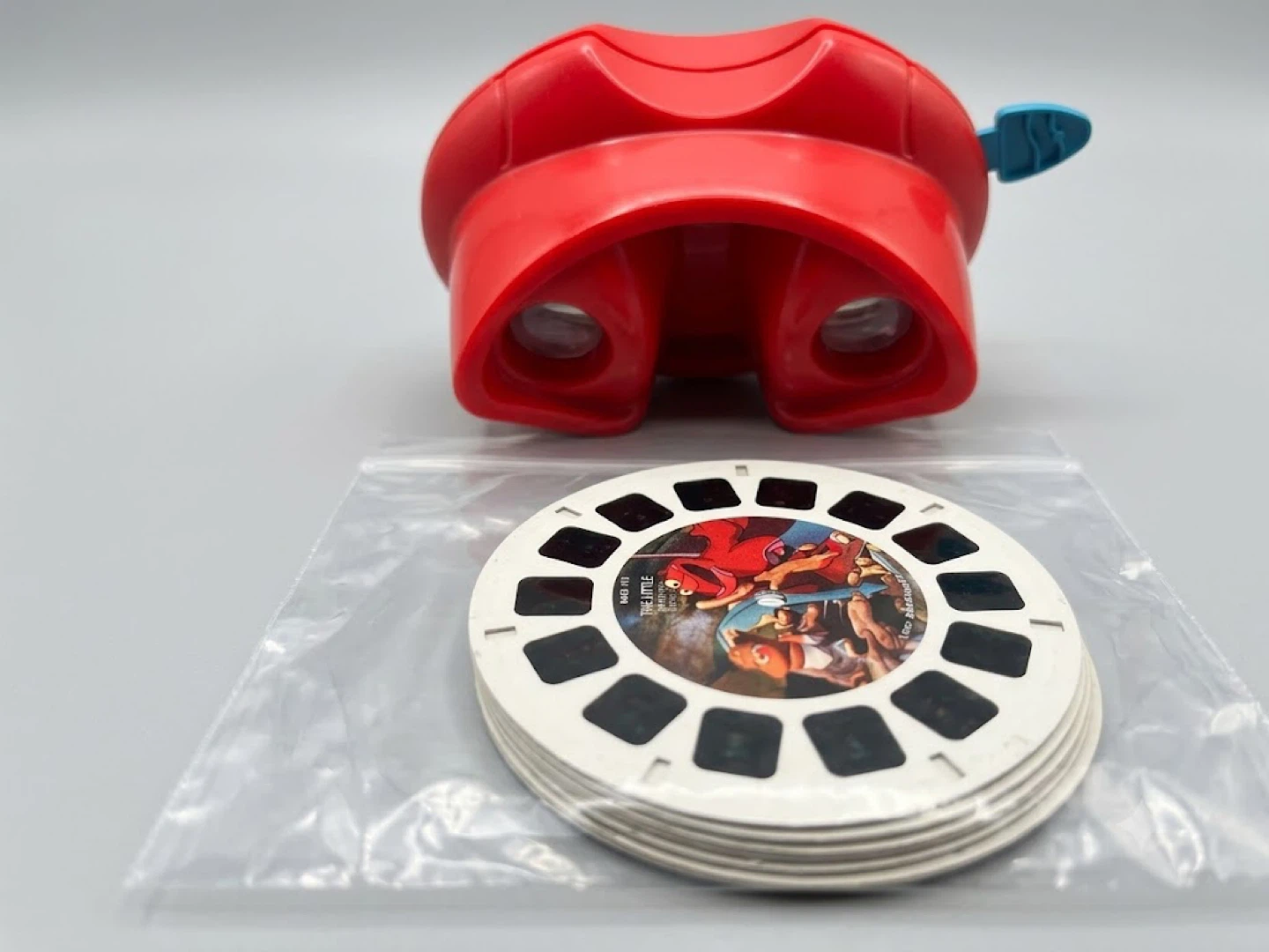 Vintage Red View-Master 3D Viewer with Reels