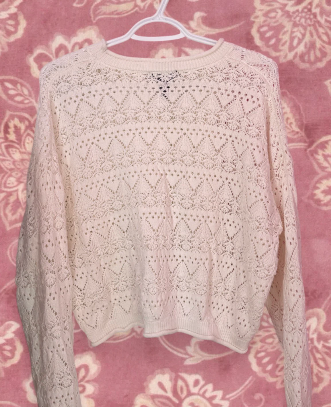 Streetwear Society Crochet Knit Sweater - photo 2