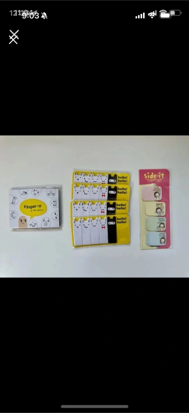 BNWT Sticky Notes Set