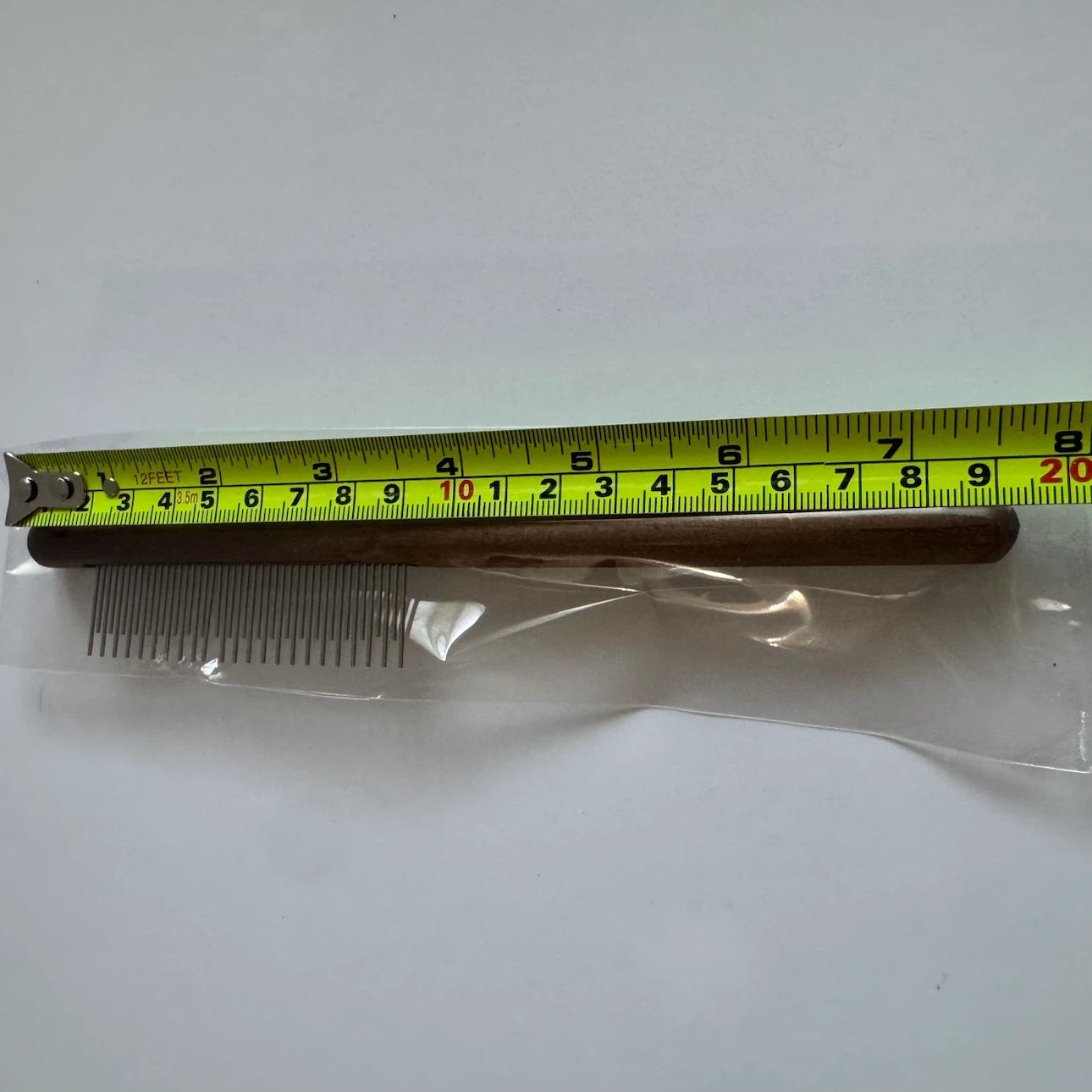 Wooden Pet Comb metal teeth - photo 3