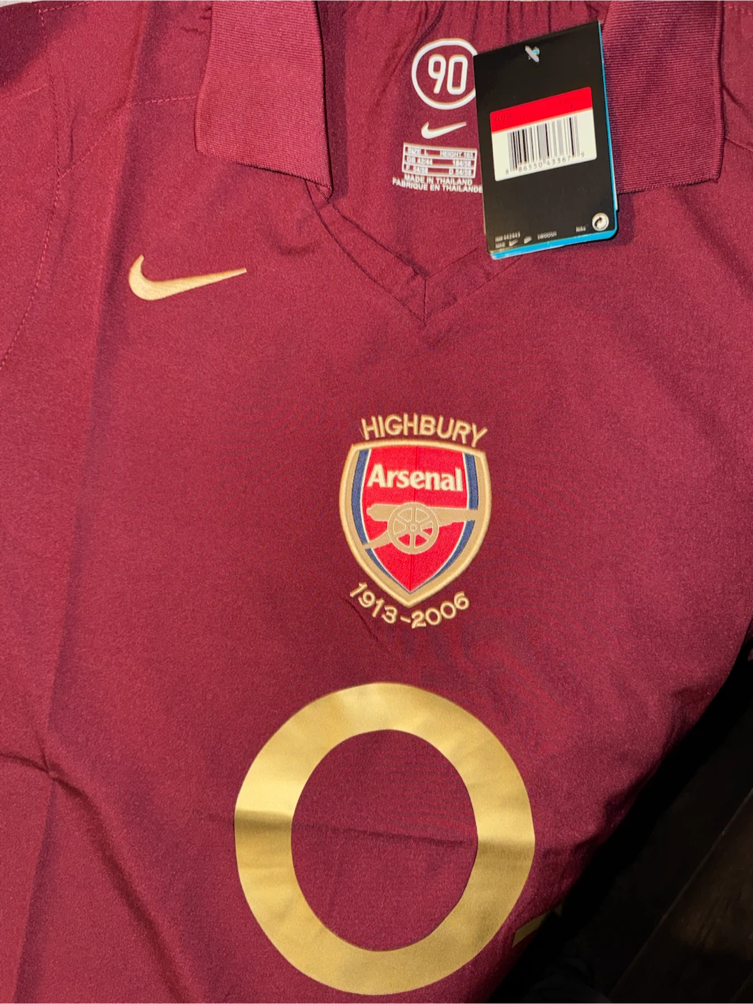 Nike Arsenal Highbury 1913-2006 Jersey Size L - photo 2