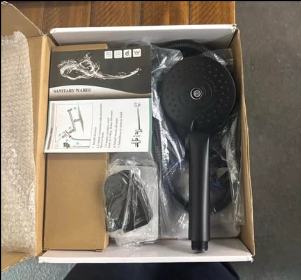 Black Handheld 2 Shower Head