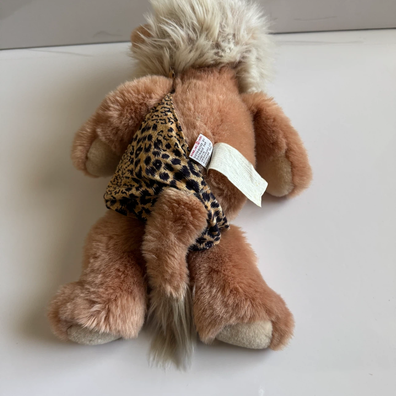 Vintage Ganz Tarz the Caveman Lion Plush 12” Stuffed Animal 1996 - photo 5
