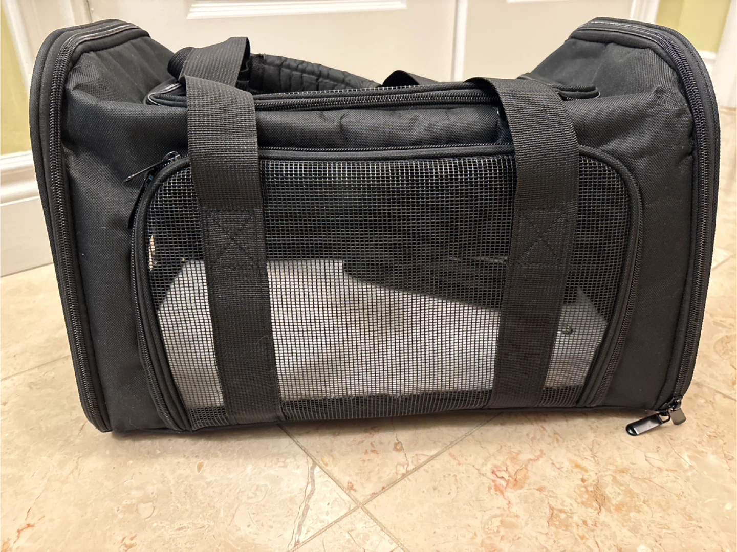 Black Pet Carrier Bag - photo 2