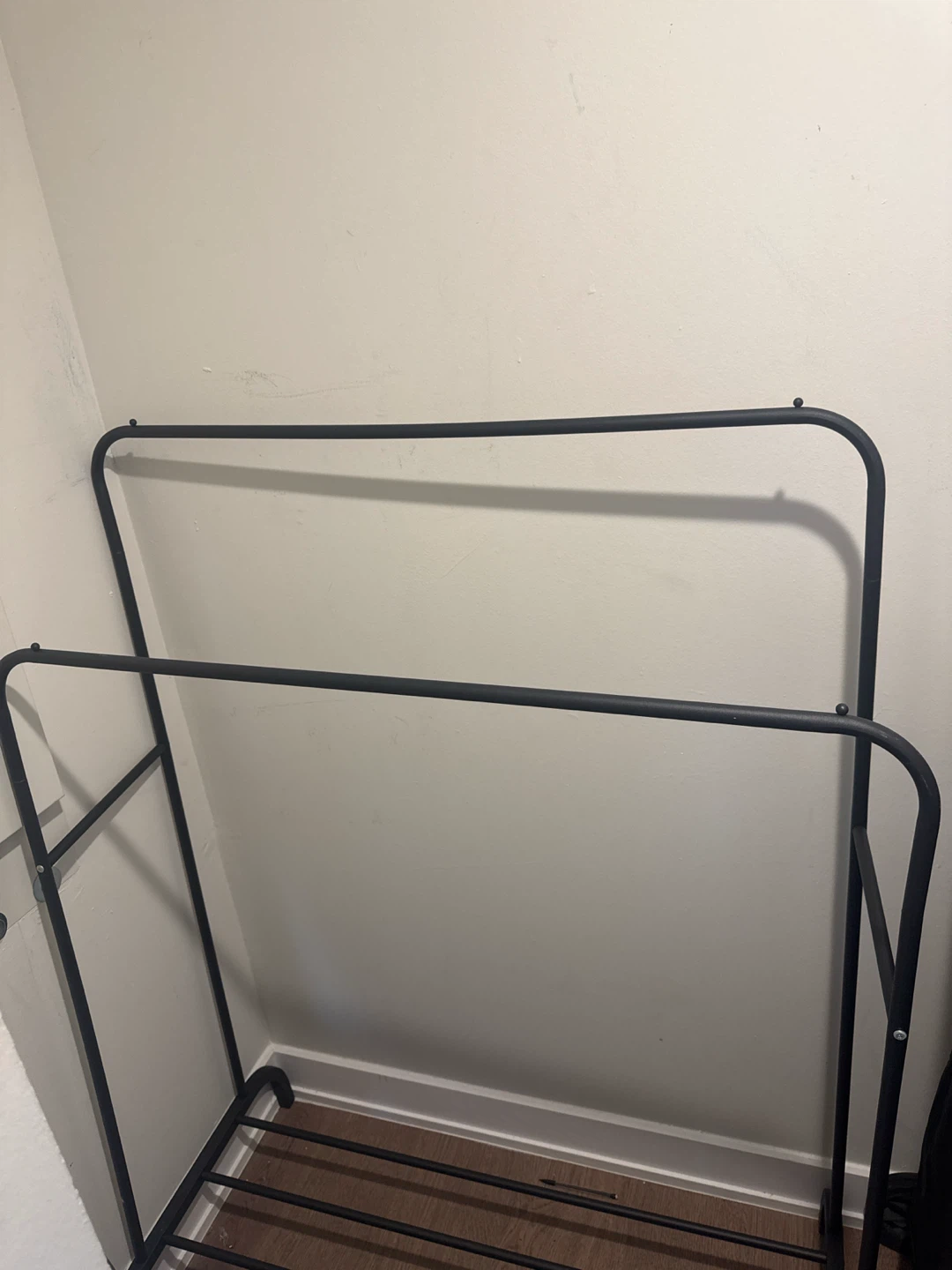 Black Metal Garment Rack