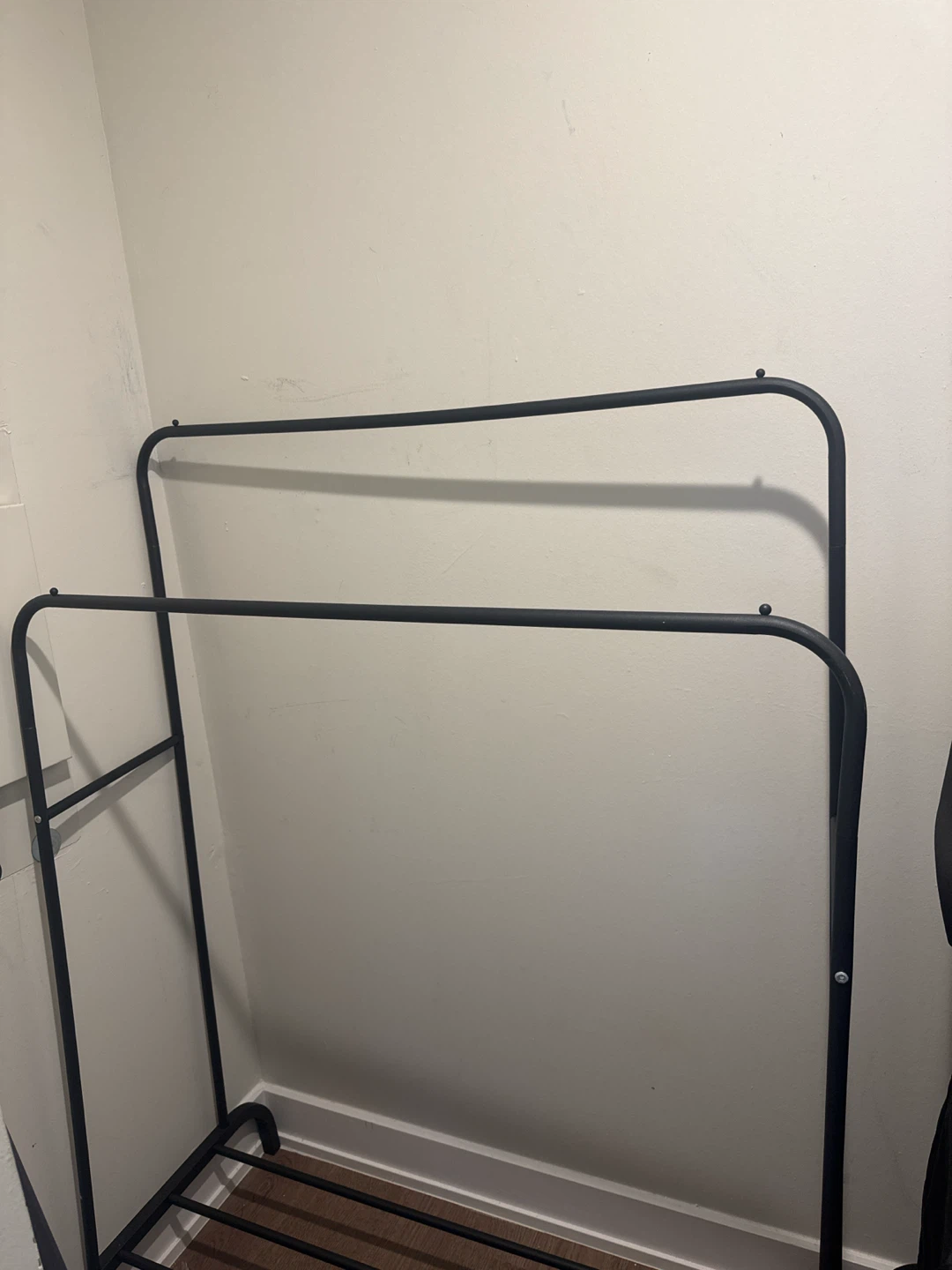 Black Metal Garment Rack - photo 3