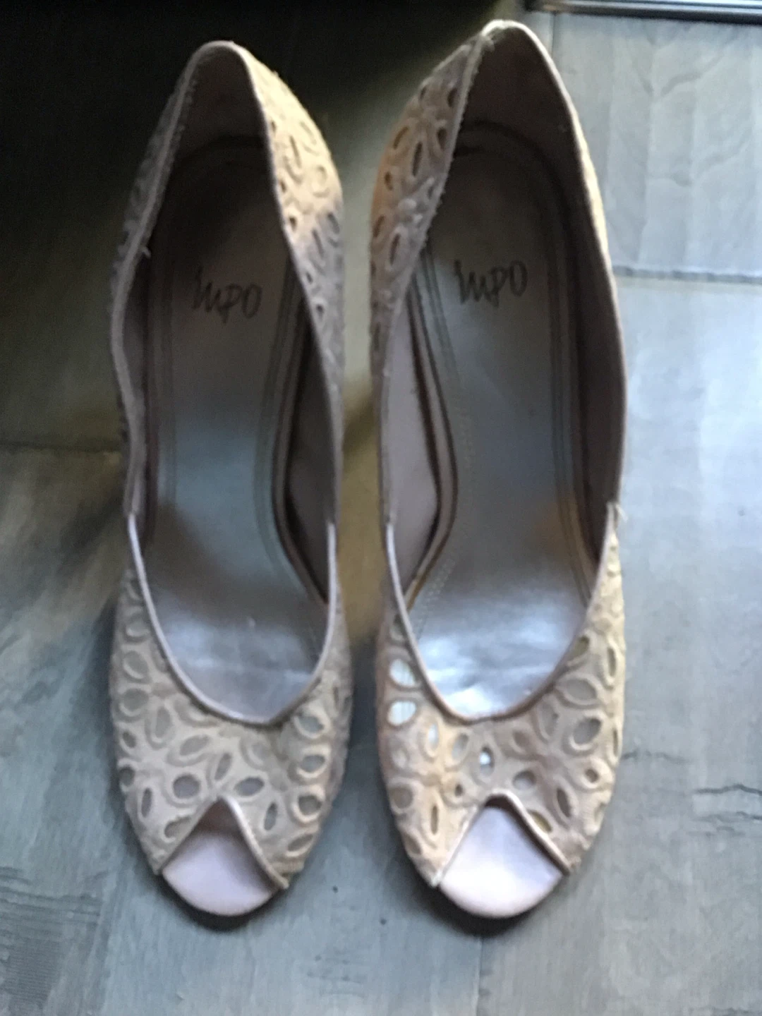 IMPO Peep Toe Heels