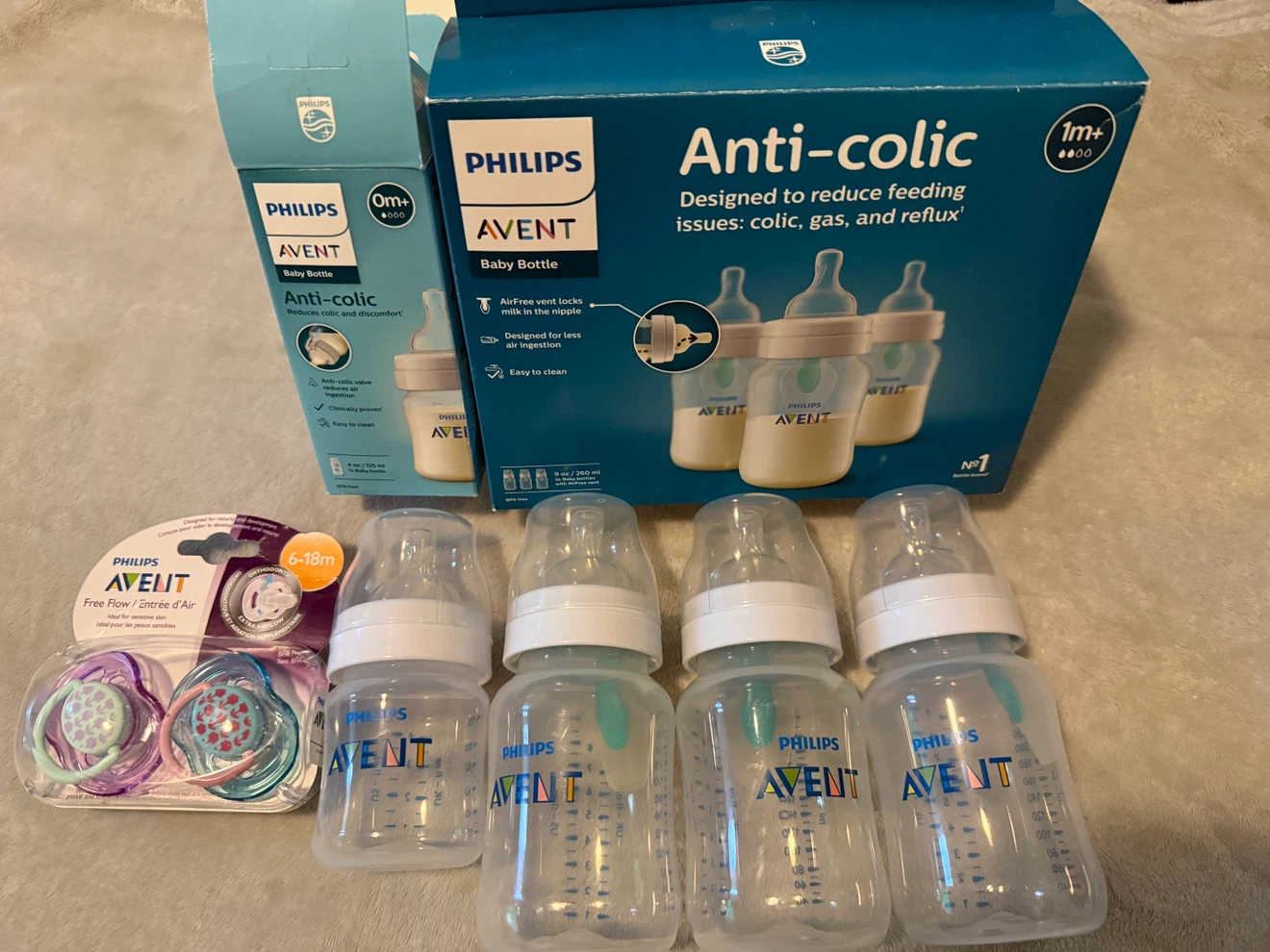 Philips Avent Anti-colic Baby Bottles and Pacifiers
