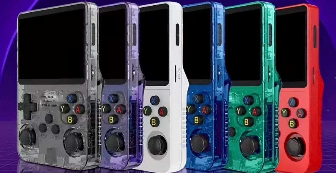 Retro Game Console R36S - Purple or white - photo 5