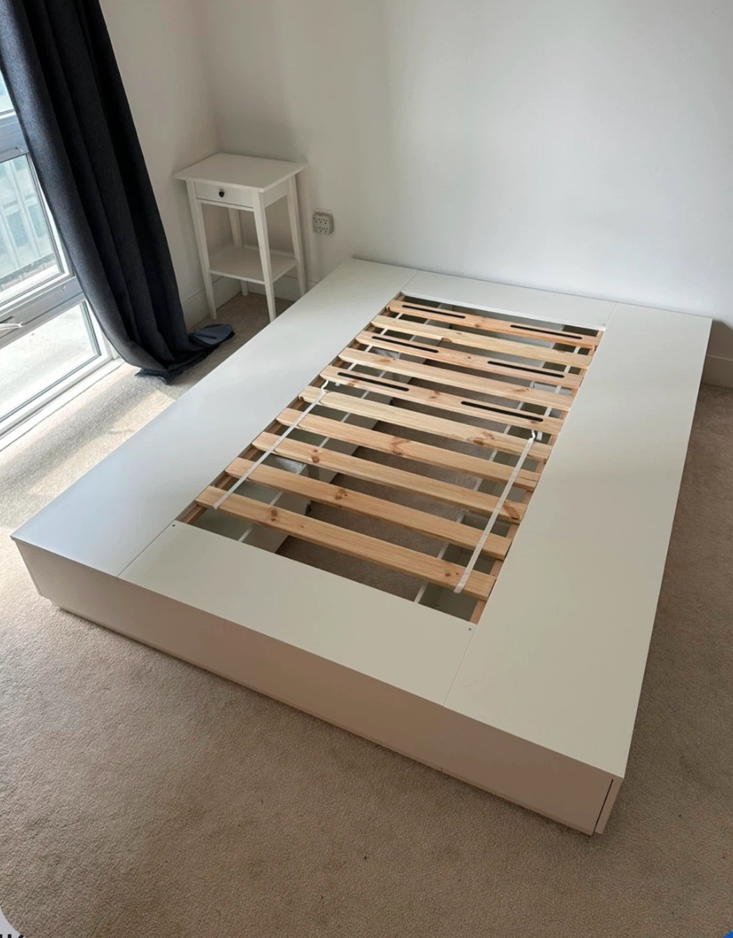 Ikea Nordli Queen bed frame +6Drawers +Free delivery