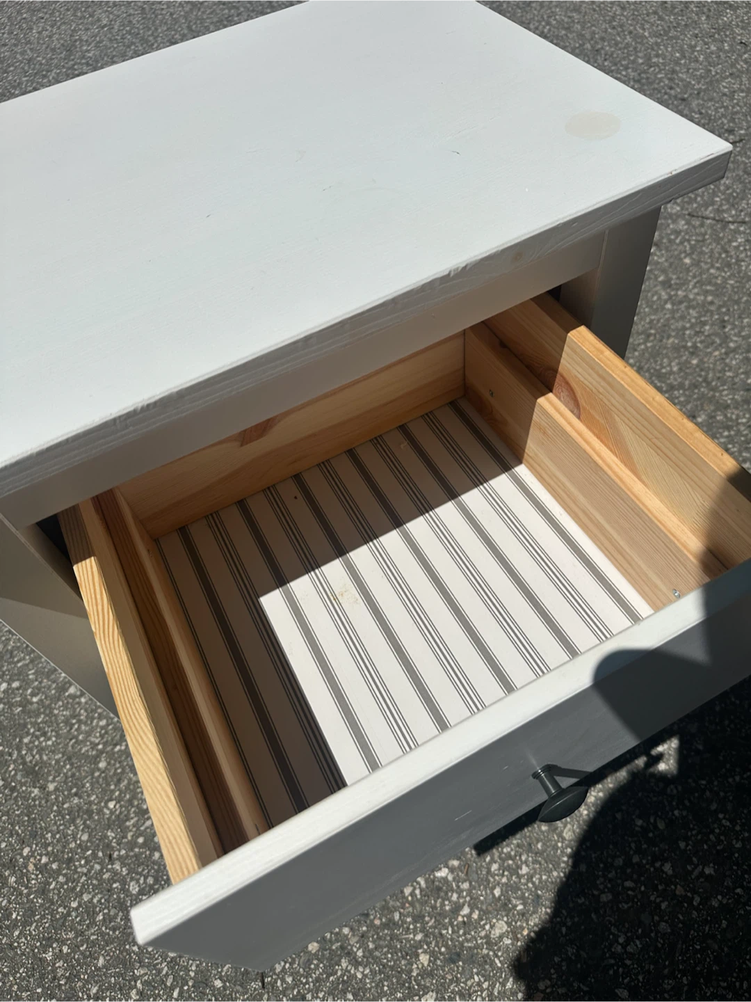 White Hemnes Nightstand - photo 5
