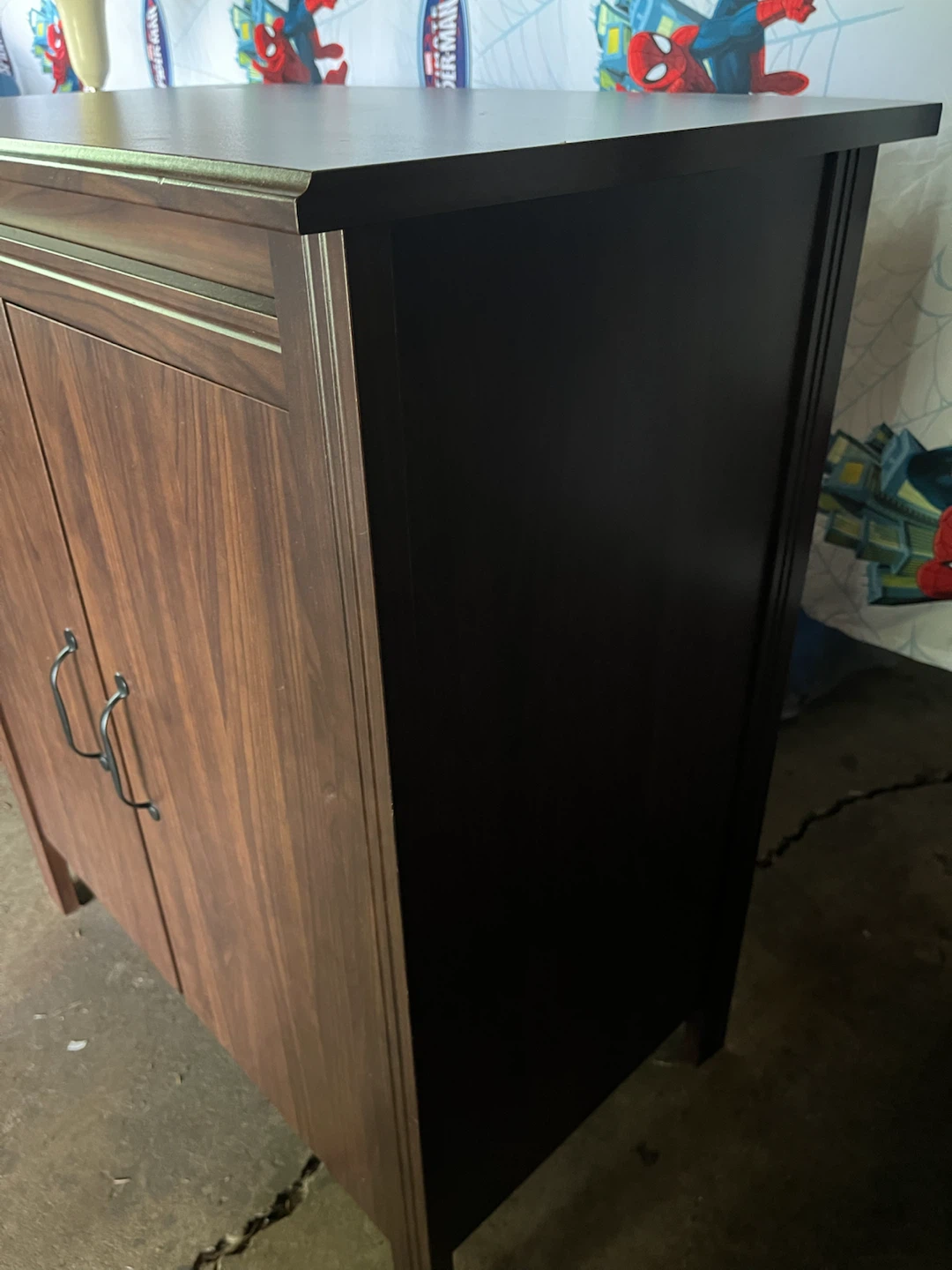 Dark Wood Two-Door Cabinet - photo 4