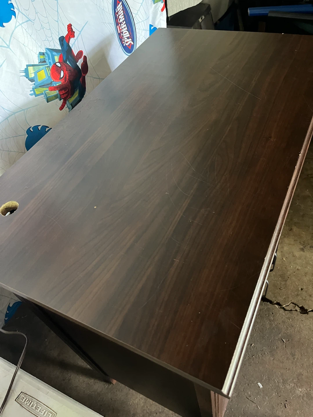 Dark Wood Two-Door Cabinet - photo 5