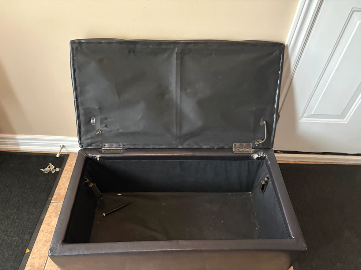 Dark Brown Ottoman