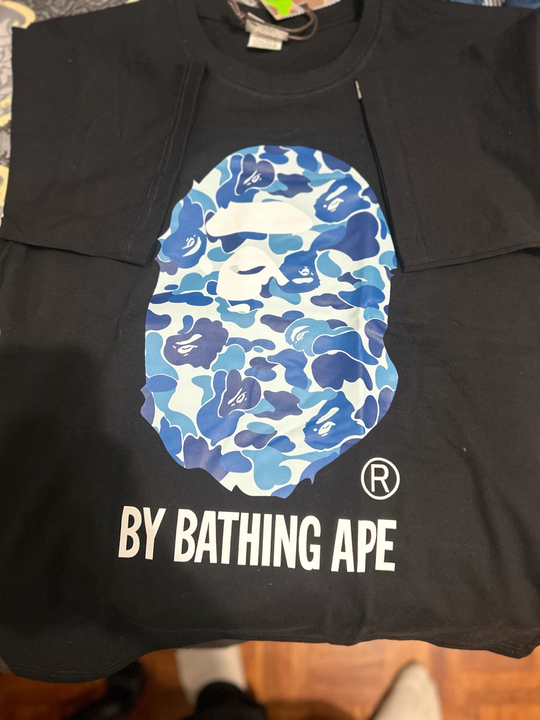 BAPE By Bathing Ape Camo Shark T-Shirt - photo 2