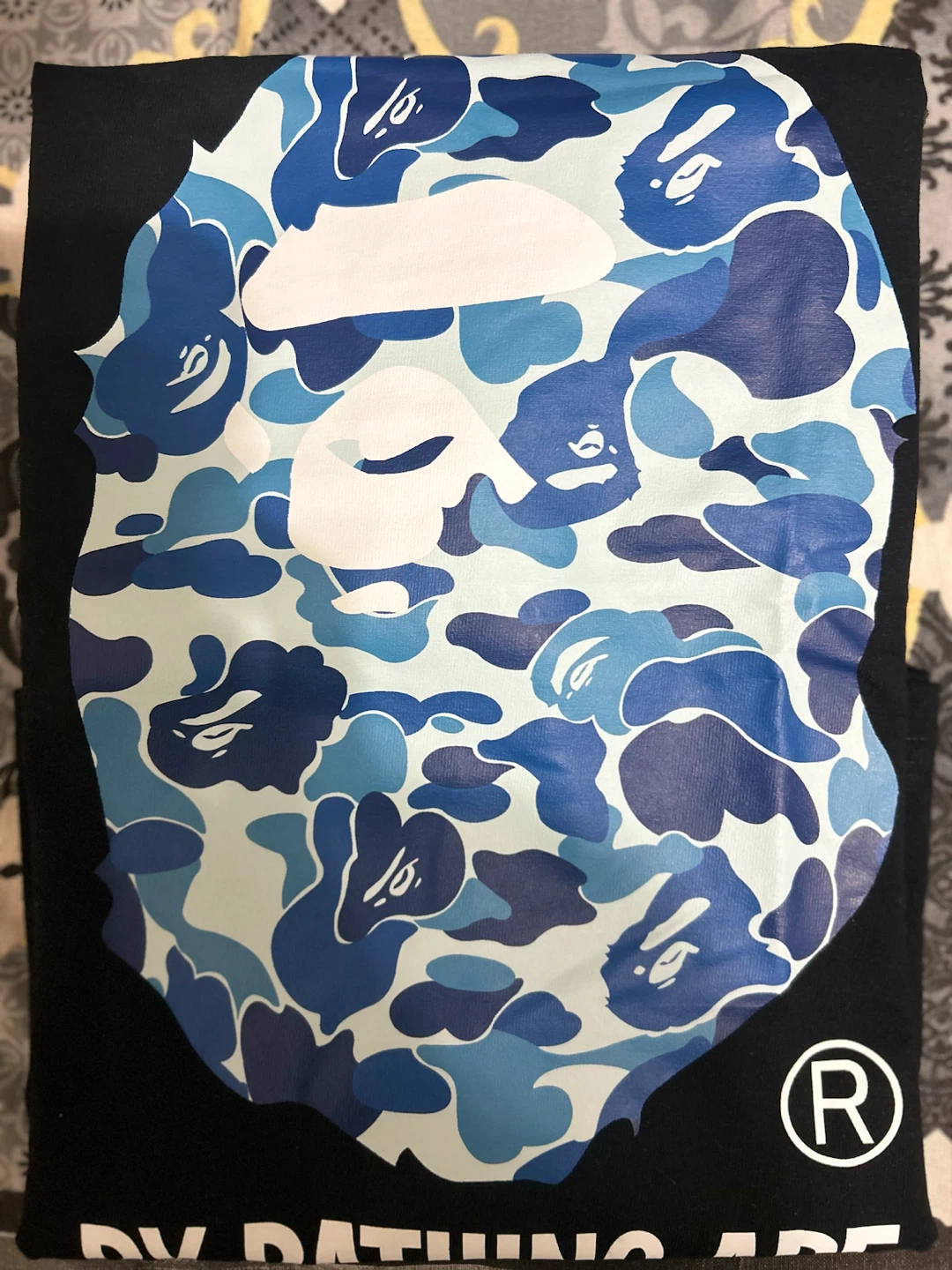 BAPE By Bathing Ape Camo Shark T-Shirt - photo 3
