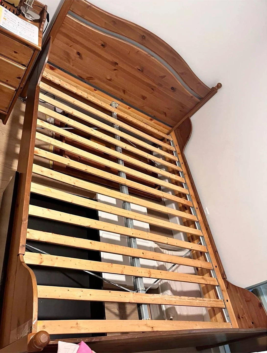 Ikea Solid wood Queen bed frame *FREE Delivery