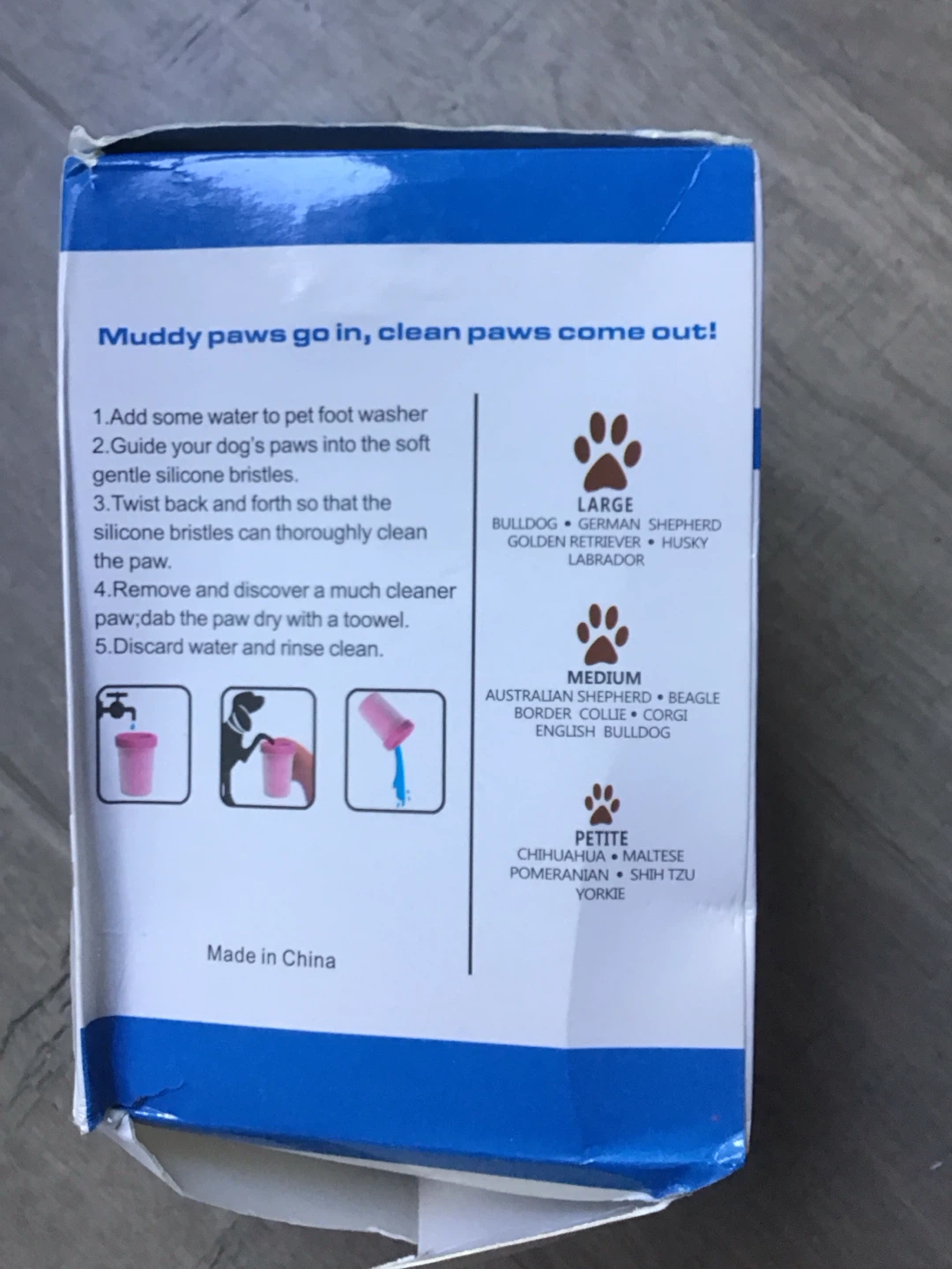 Blue Pet Animal Wash Foot Cup - photo 3