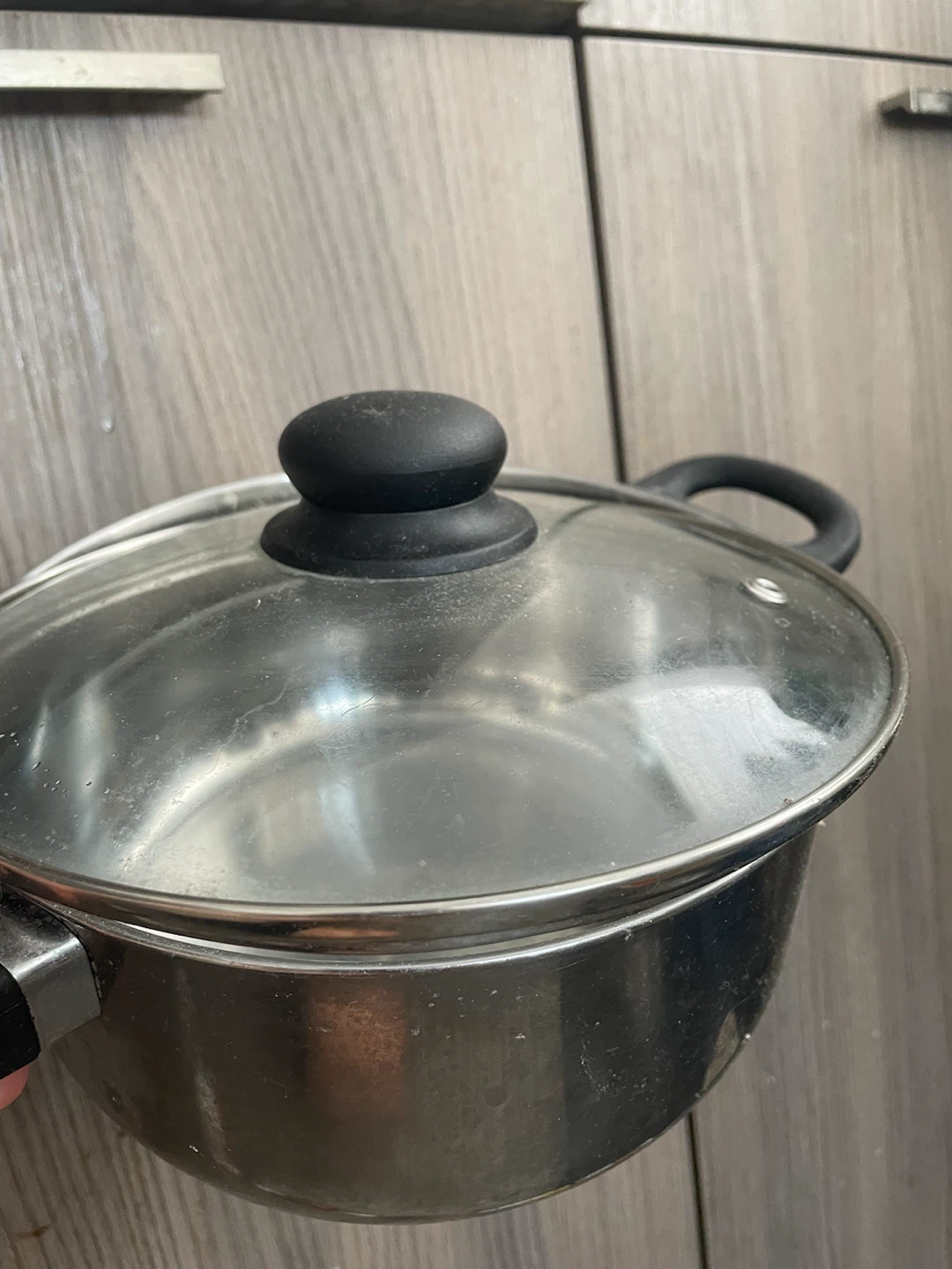$3 lid and $2 pot