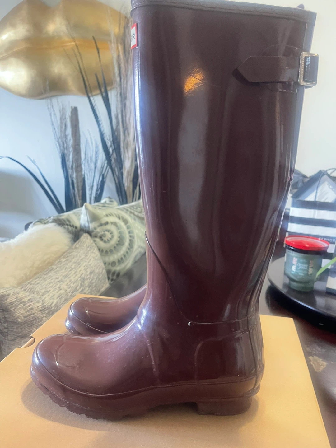 Hunter Women's Tall Glossy Rain Boots - photo 4