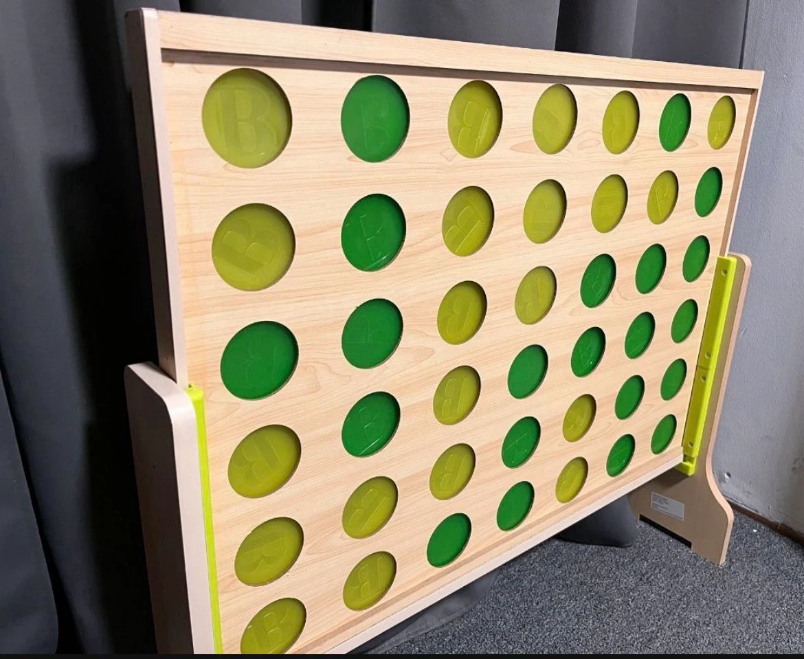 Glow-in-the-Dark Giant Floor Stand Connects Four