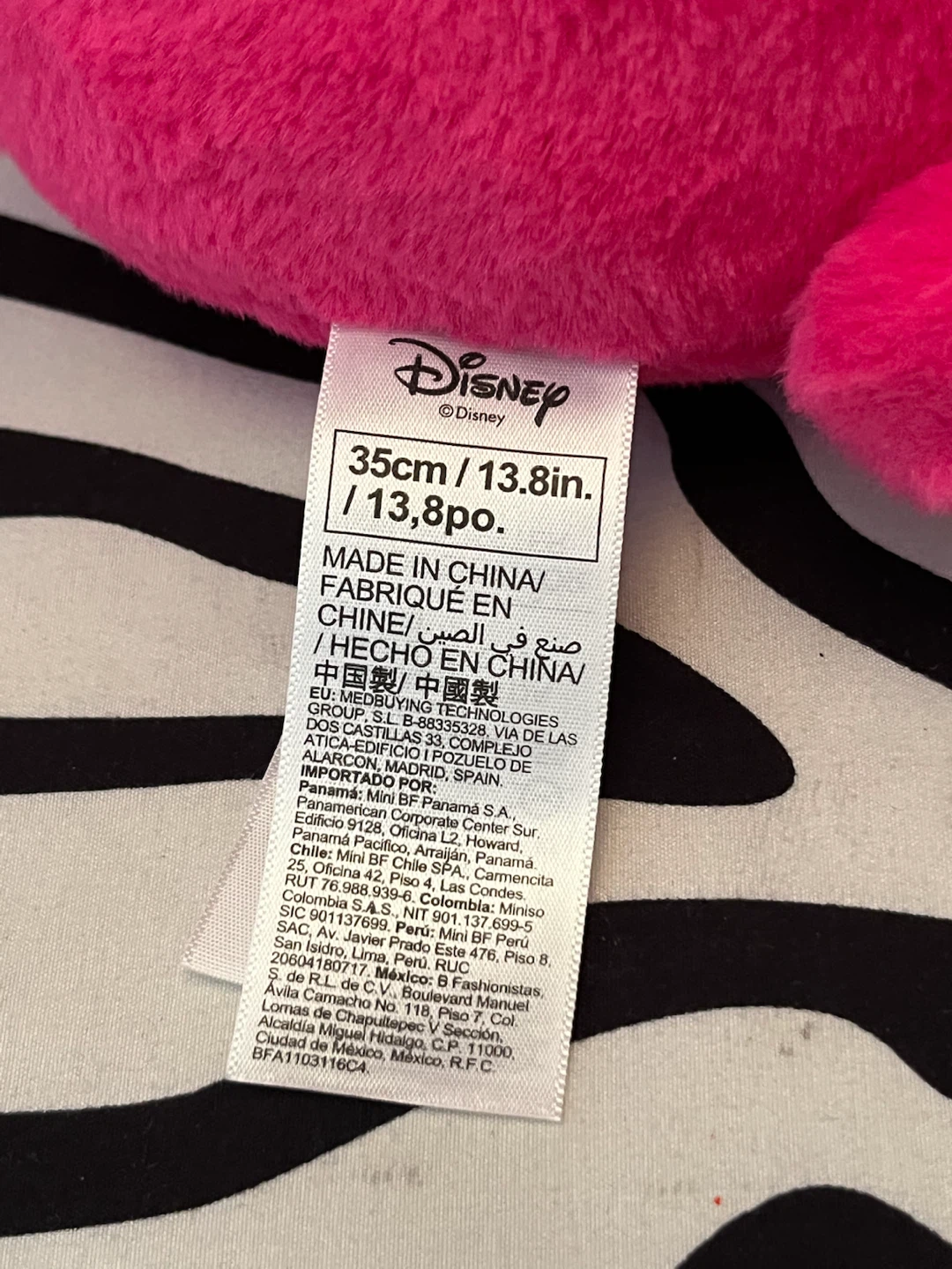 Disney Toy Story Alien Claw Plush dressed as Lotso the bear - photo 4