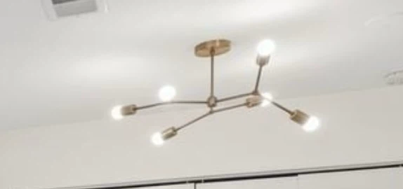 2 Brass Sputnik Chandeliers for Sale - photo 2