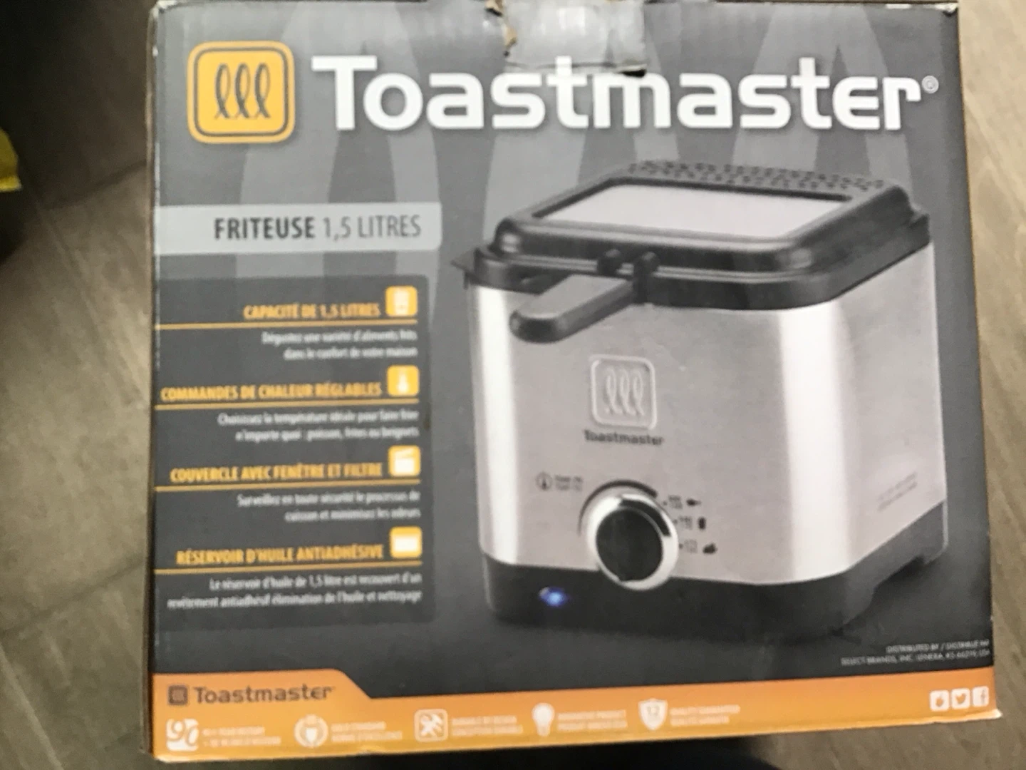Toastmaster 1.5L Deep Fryer