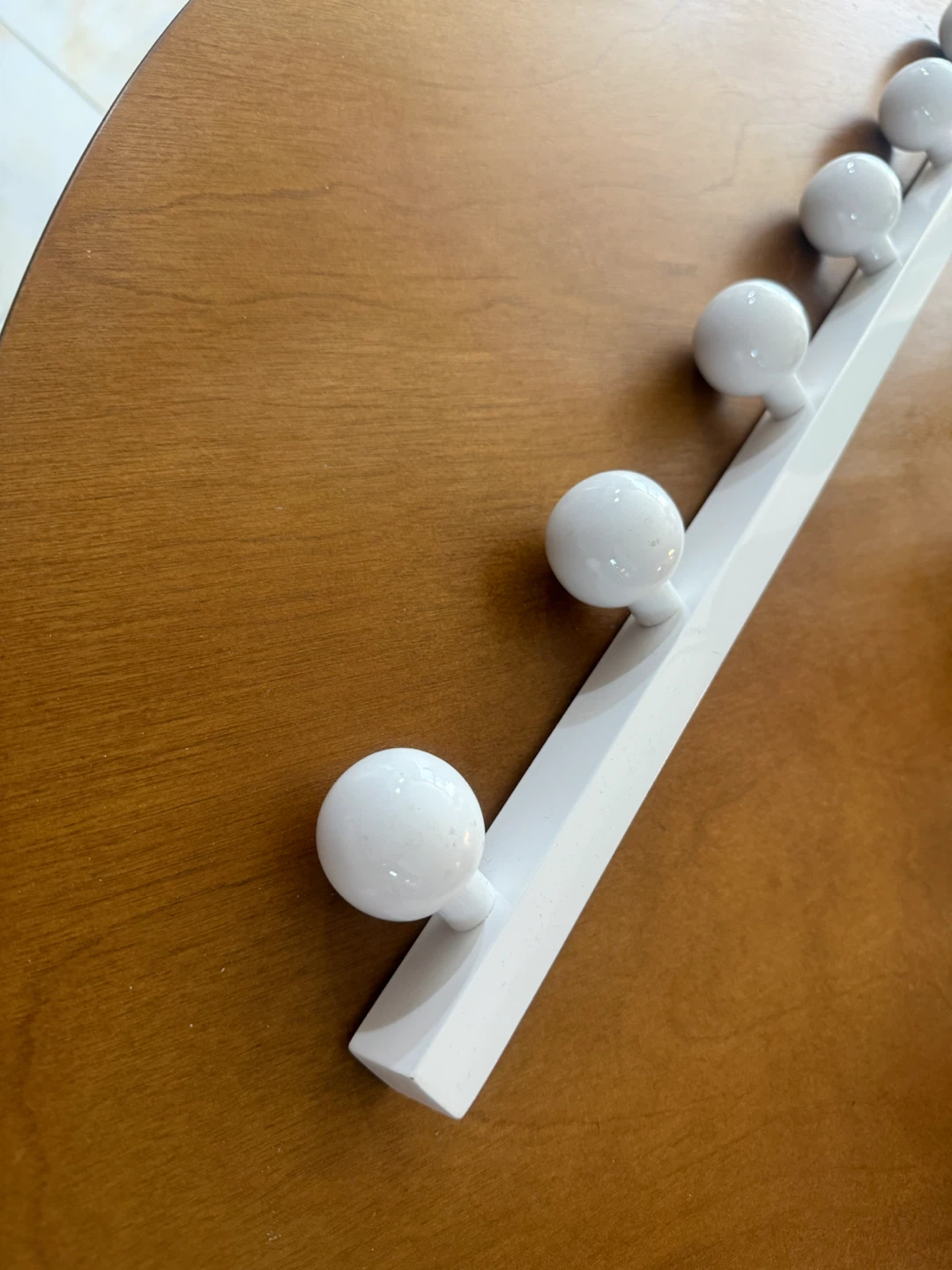 25” White lacquer Wall Hook - photo 3