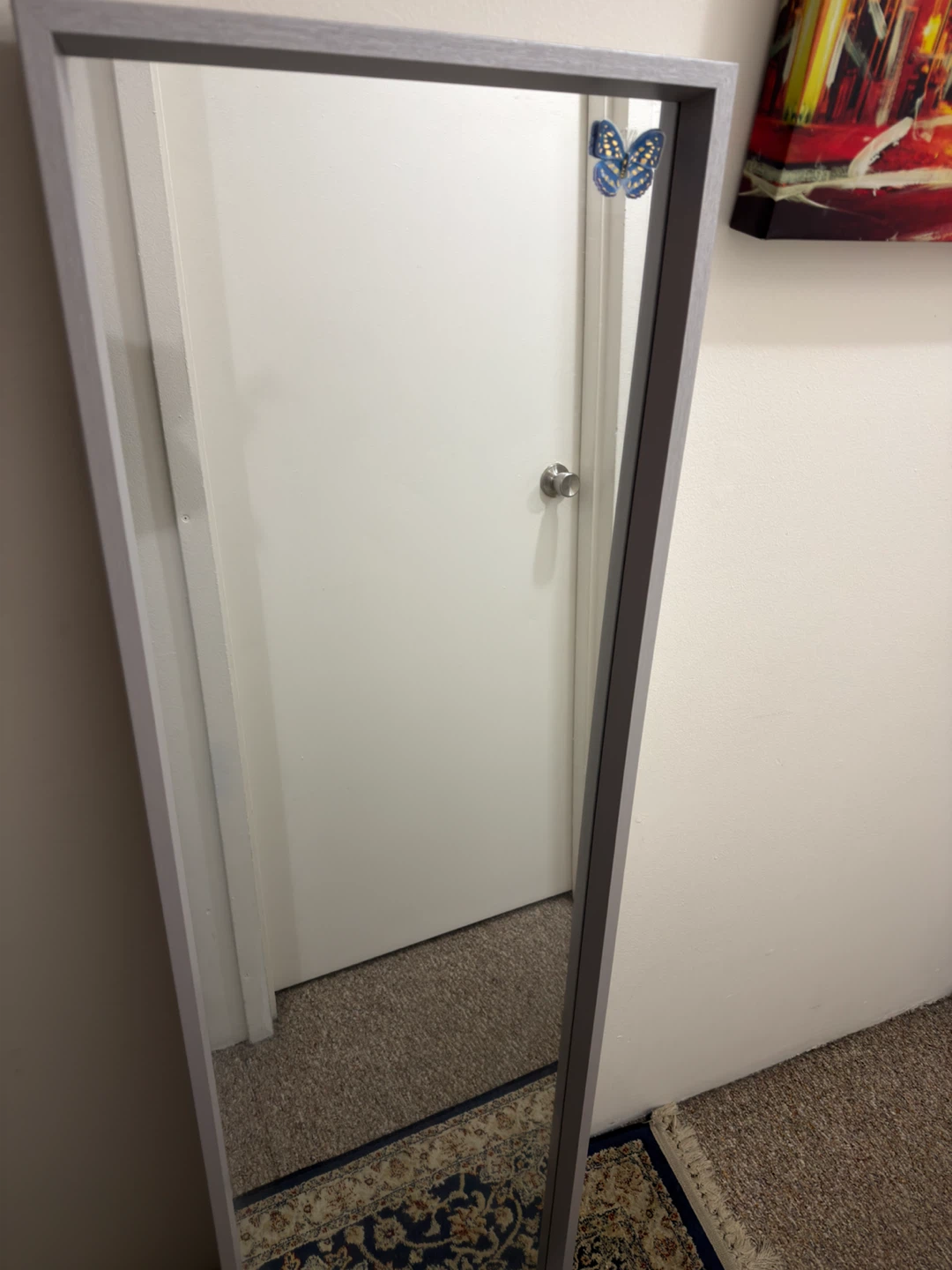 Full Length Mirror - Grey Frame - photo 2