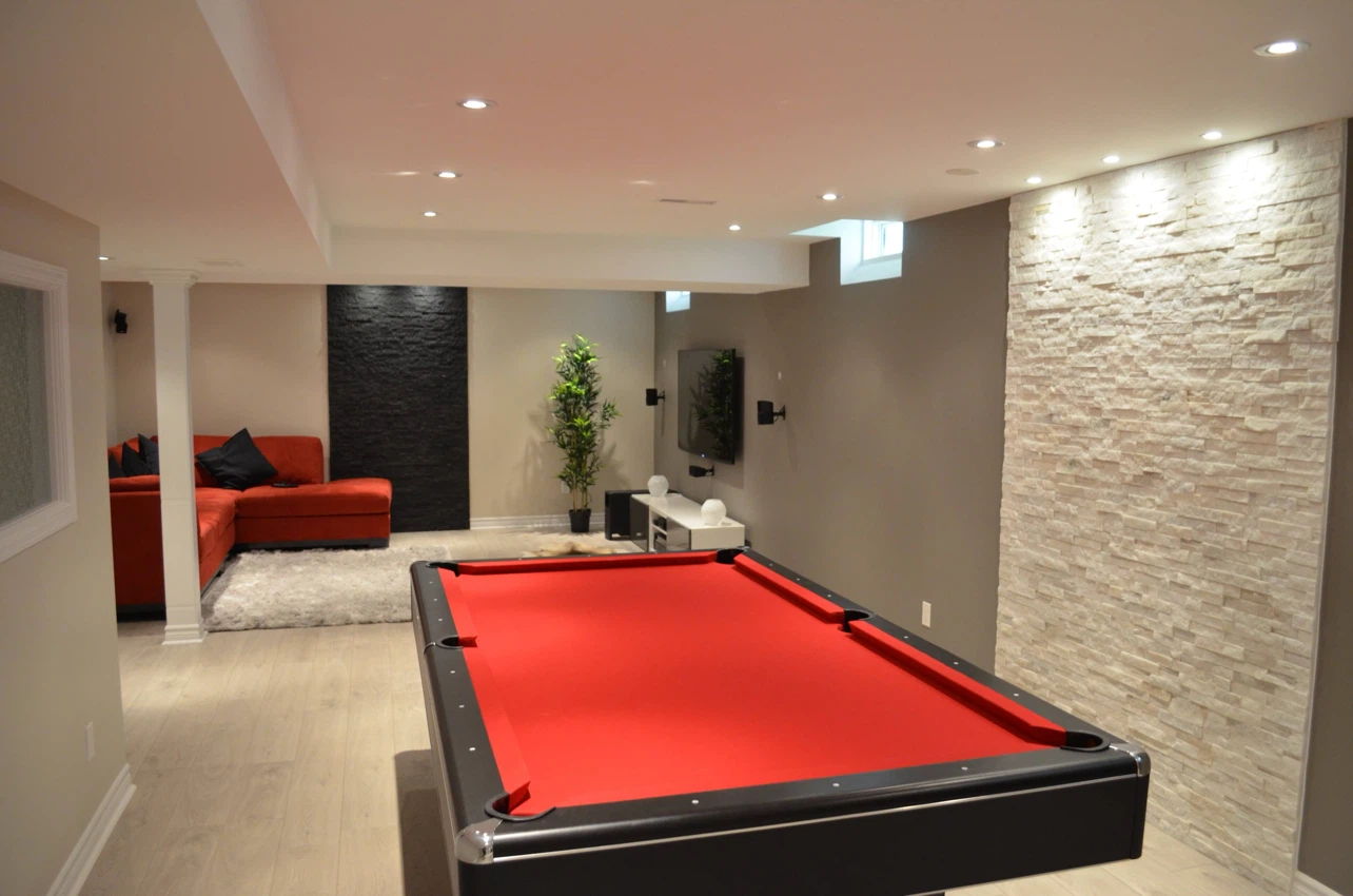 Pool Table Slate - with Red Felt - photo 2