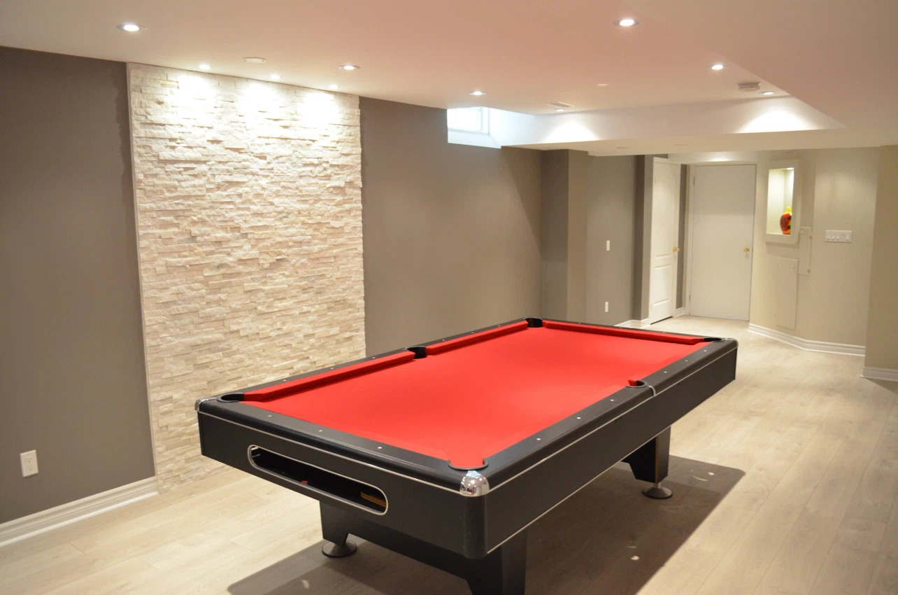 Pool Table Slate - with Red Felt - photo 3