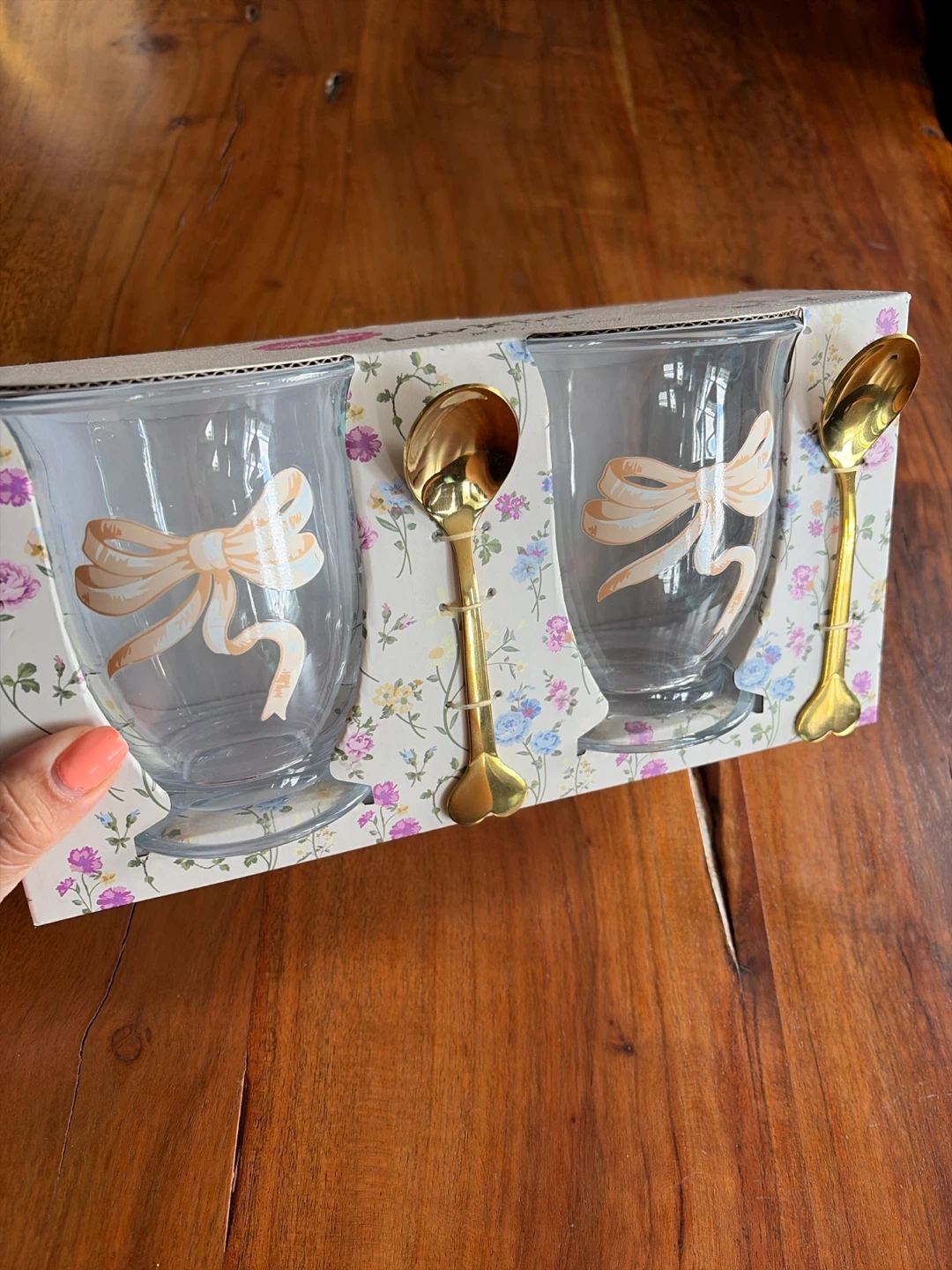 Betsey Johnson Luv Mug Set with Spoons