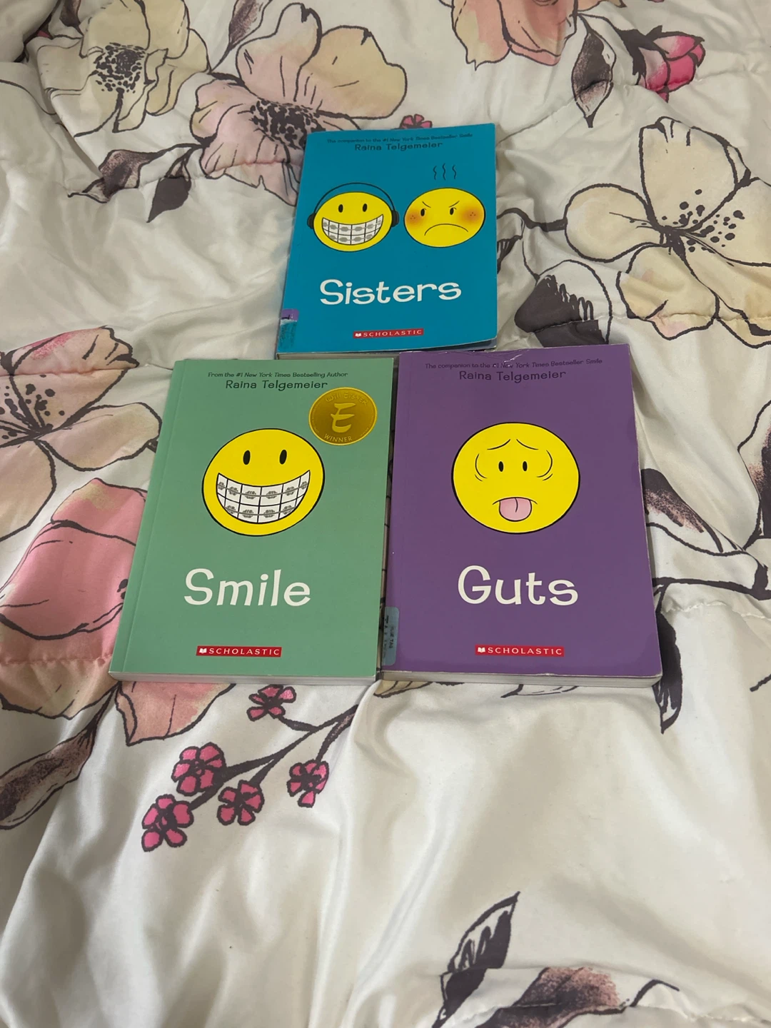 Raina Telgemeier graphic novels: Smile, Guts, Sisters - photo 2