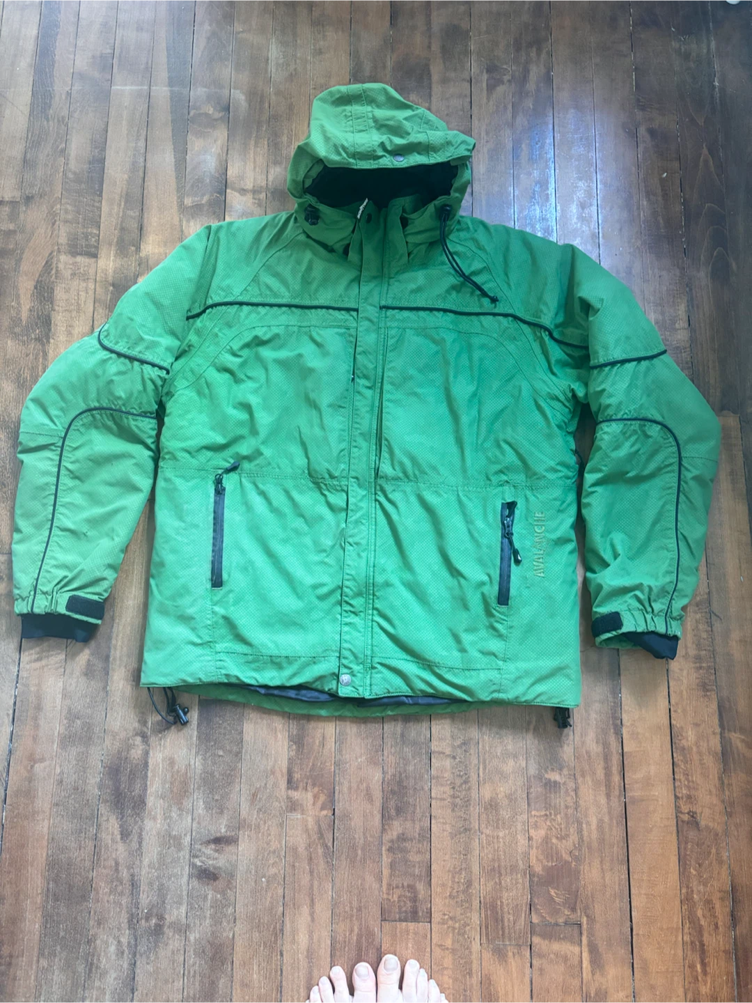 Green Avalanche Ski Jacket size L