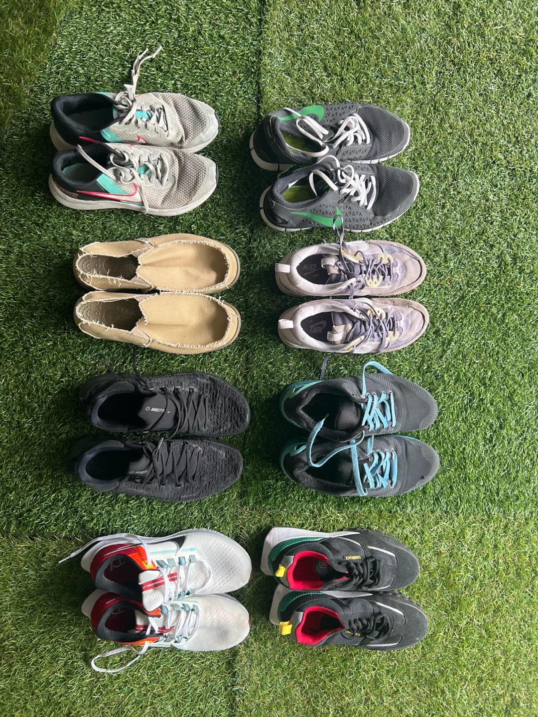Bundle of Various Athletic Shoes l Message for price
