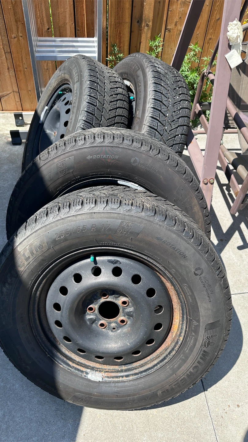 Michelin X-Ice Snow SUV Winter Tires with Rims