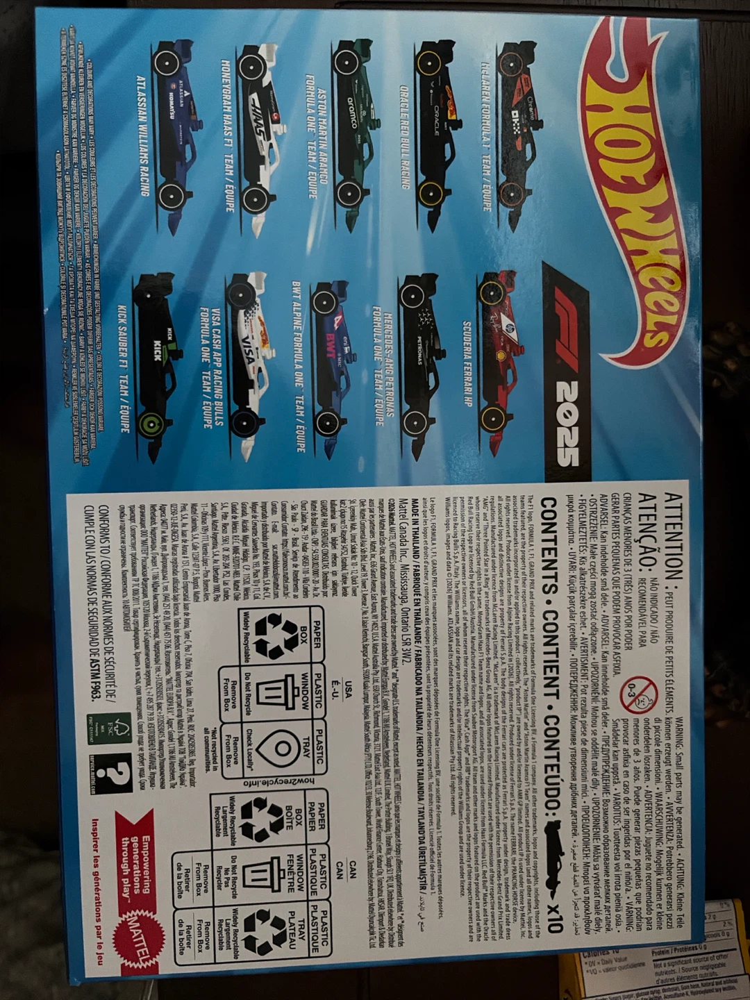Hot Wheels F1 2025 10-Car Pack - photo 2