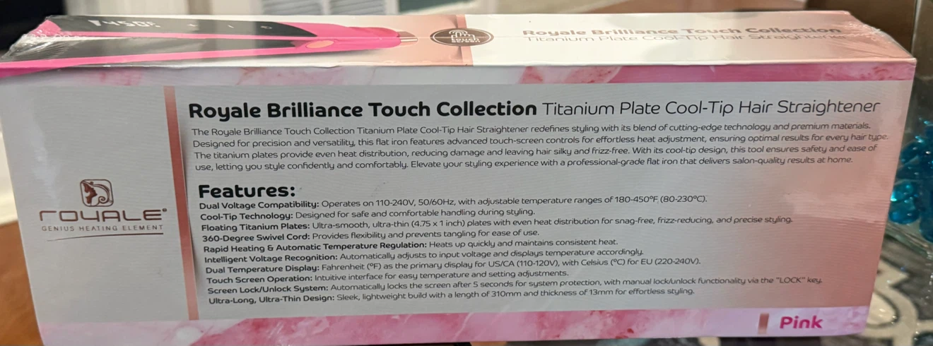 Touch Collection Titanium Plate Hair Straightener - photo 2