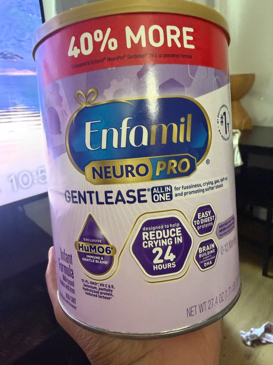 Enfamil NeuroPro Gentlease One Infant Formula 27.4 oz - photo 3