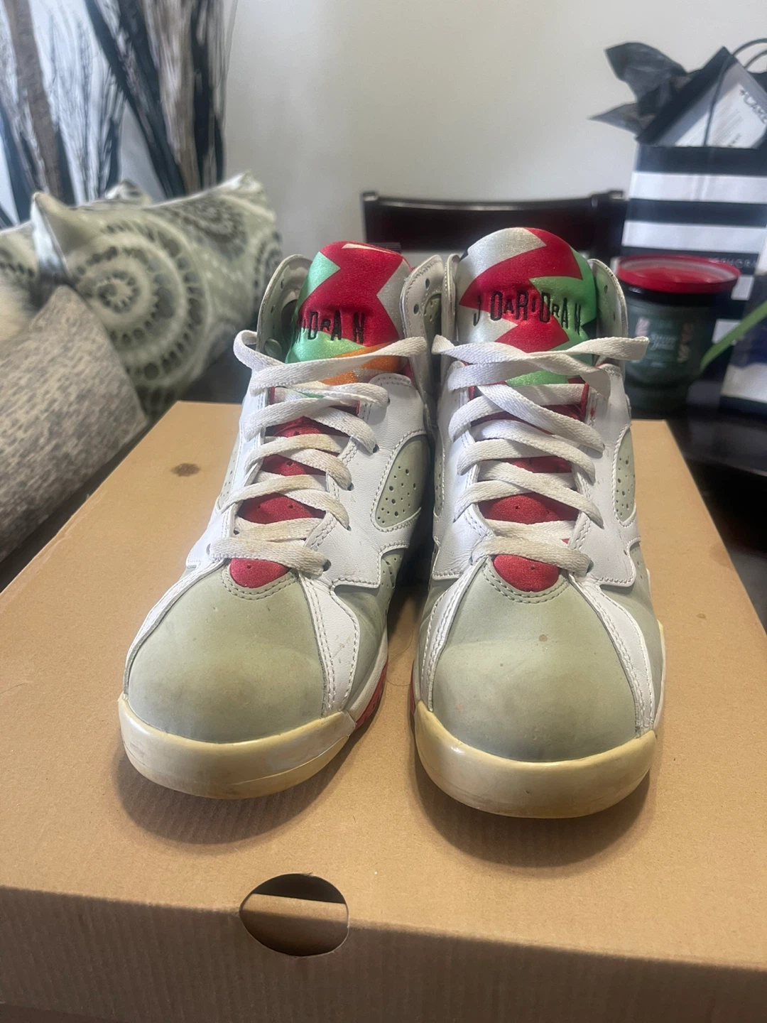 Air Jordan 7 Retro Sneakers kids 6.5 ladies 7.5-8 - photo 3