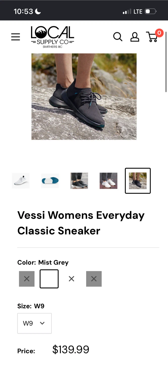 Vessi Womens Everyday Classic Sneaker