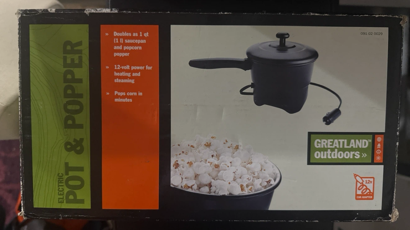 GREATLAND Outdoors Electric Pot & Popper
