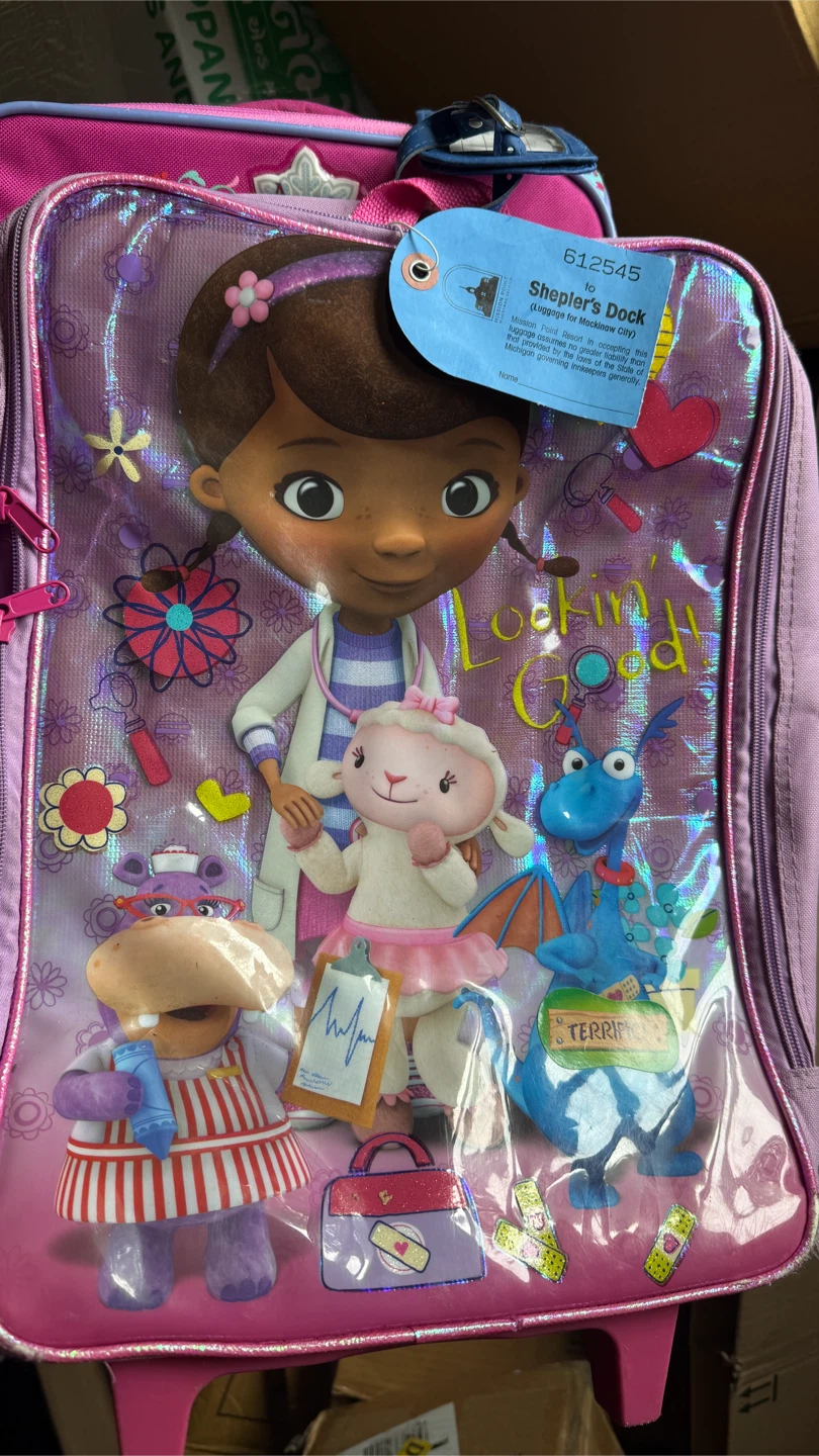Doc McStuffins Rolling Backpack